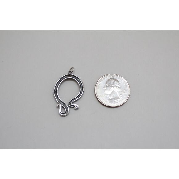 Sterling Silver Octopus Tentacle Pendant - Picture 3 of 4